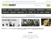 Tablet Screenshot of dvdblumarket.com